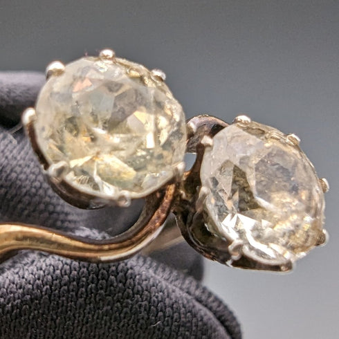 英国ヴィンテージジュエリー K9ゴールド トワエモア リング(13号)指輪