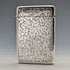 1910 British Antique Sterling Silver Card Case Scroll Pattern 90g
