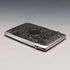 1910 British Antique Sterling Silver Card Case Scroll Pattern 90g