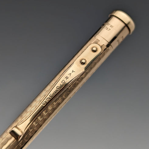 英國復古 Yard O' Red 捲金推進鉛筆紙盒裝