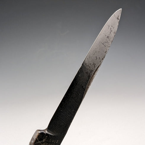 英国アンティーク ボーンハンドル ペンナイフ スチールブレードx2 J Lewis & Sons