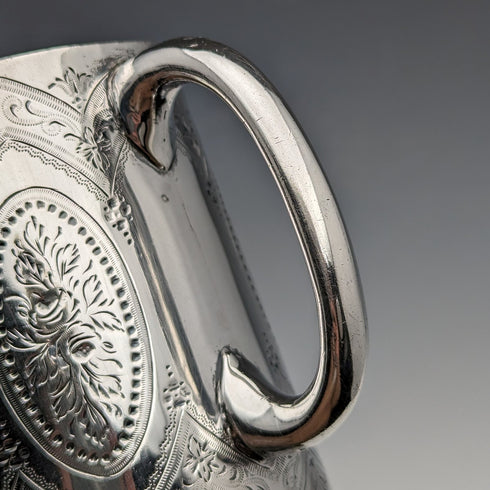 1885年 英国アンティーク 純銀製マグカップ 120g Mappin & Webb