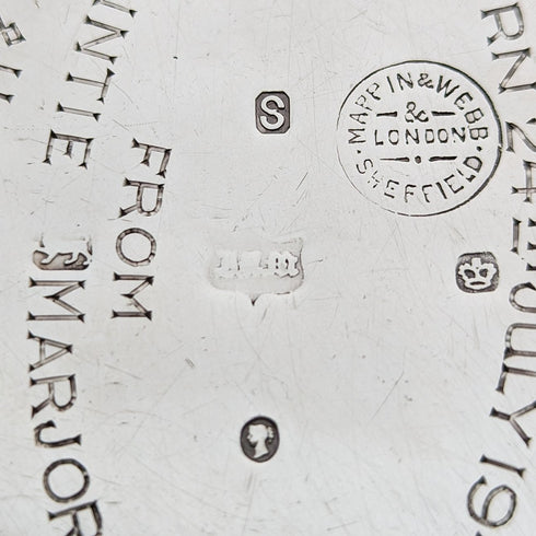 1885年 英国アンティーク 純銀製マグカップ 120g Mappin & Webb