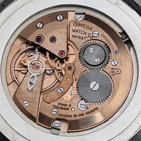 1970年頃 ヴィンテージ オメガ 機械式懐中時計 DeVille 動作良好