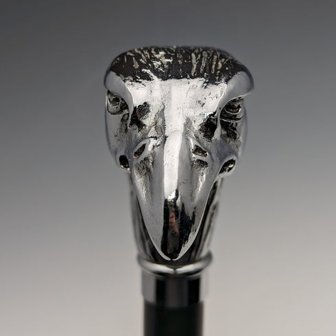 英國復古男士手杖鷹頭手柄黑桿 100 厘米