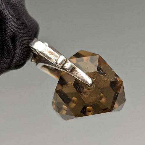 1890年頃 英国アンティーク 純銀製アルバートチェーン 59g 回転フォブ