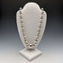 Vintage sterling silver large bead necklace 111g