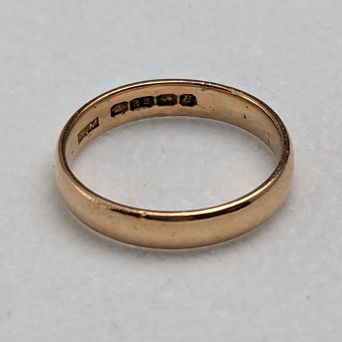 1979 British Vintage Jewelry K22 Gold Ring Ring WM