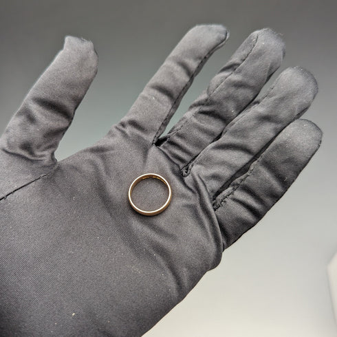 1979 British Vintage Jewelry K22 Gold Ring Ring WM