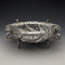 1892 British Antique Sterling Silver Stem Center Bowl 292g Charles Stuart Harris