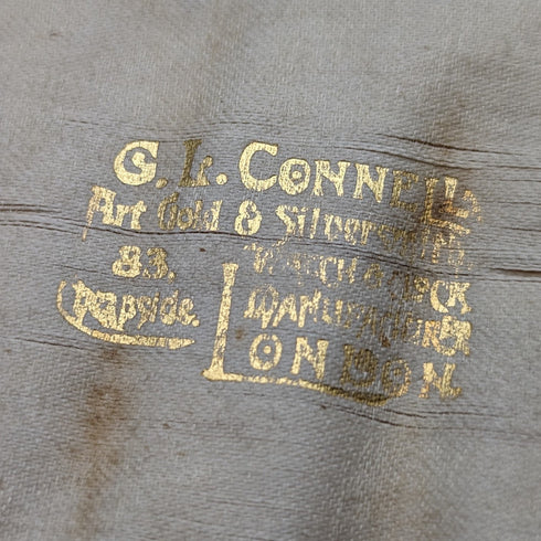 1913年 英国アンティーク エナメル装飾 純銀製 コーヒースプーン6本セット Theodor Hartmann