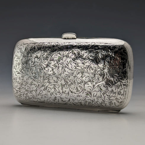 1919 年英國古董純銀零皮夾 69 克 William Hair Haseler