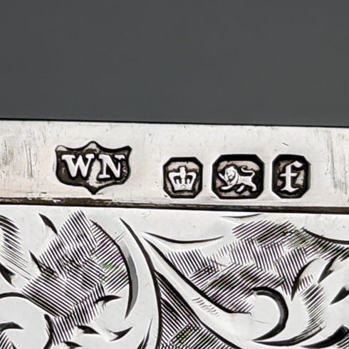 1898 年英國古董純銀卡包 62 克 William Neale