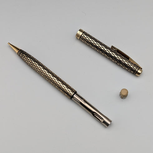 美國復古 Schafer 14K 鍍金自動鉛筆