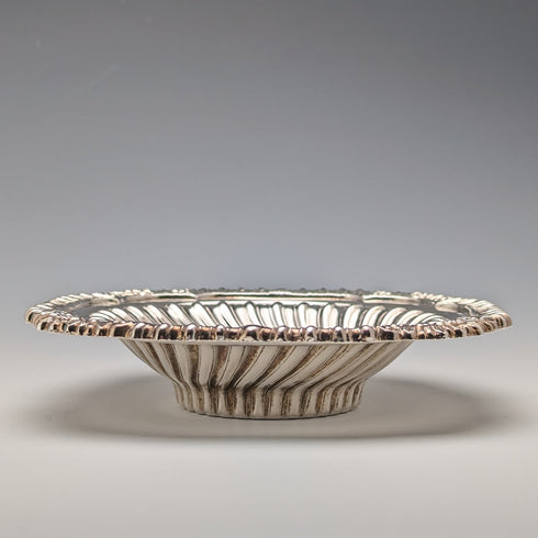 British Vintage Silver Plated Bowl Dish Pair