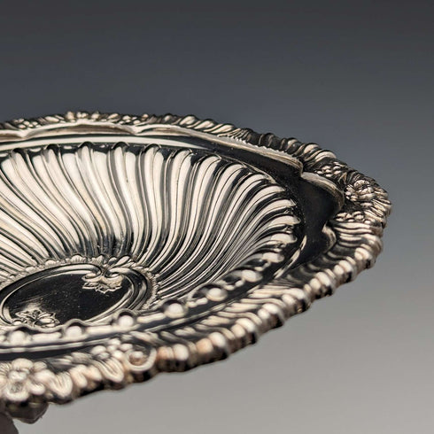 British Vintage Silver Plated Bowl Dish Pair