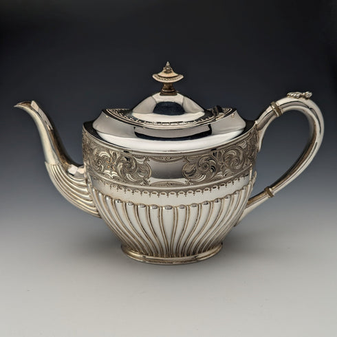Circa 1913 British Antique Silver Plated Tea Set James Ballatyne & Sons