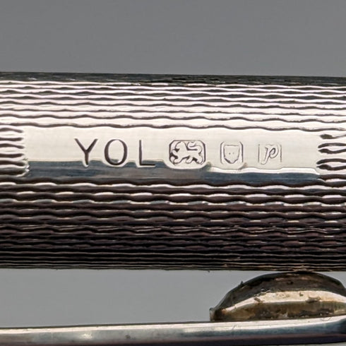 1970 英國 Yard O' 紅色純銀自動鉛筆帶盒