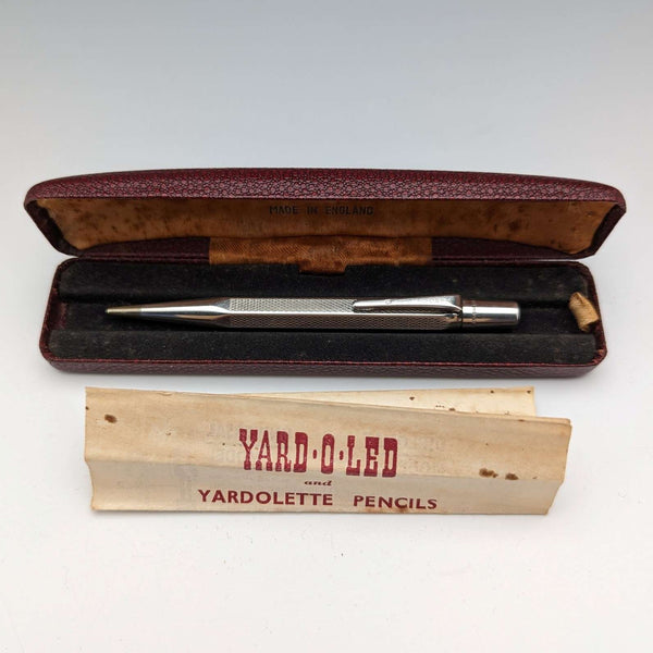 1954年 英国 ヤード・オ・レッド 純銀製 推進式ミニペンシル YARD-O-LETTE