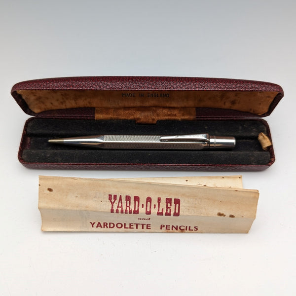 1954年 英国 ヤード・オ・レッド 純銀製 推進式ミニペンシル YARD-O-LETTE