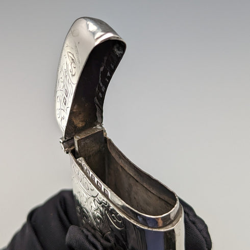 1911 年英國古董純銀 Vesta 盒 27 克火柴盒 William Adams