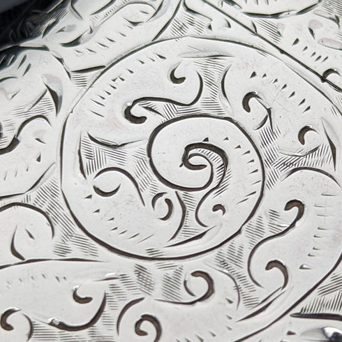 1898 British Antique Sterling Silver Vesta Case 25g Match Case Henry Williamson