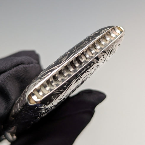 1898 British Antique Sterling Silver Vesta Case 25g Match Case Henry Williamson