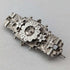 1895 British Antique Sterling Silver Flower Design Brooch Adie & Lovekin