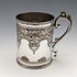 Circa 1870 British Antique Silver Plated Mug Cooper Brothers