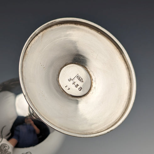 1890年頃 英国アンティーク シルバープレート製 ゴブレット Walker and Hall