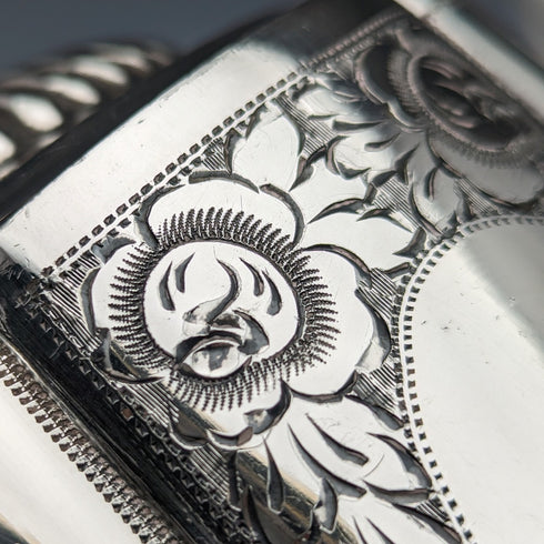 1900年頃 英国アンティーク シルバープレート製ティーポット George Wish