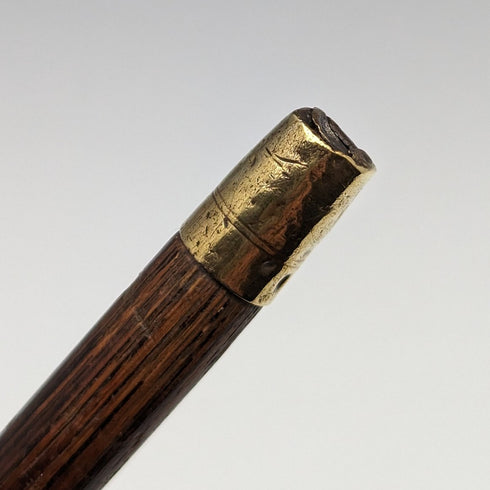 英國古董女士手杖銀色天鵝頭手柄 77 厘米