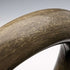 Bastón de caballero vintage británico de 1932, mango curvado de cuerno, 86 cm