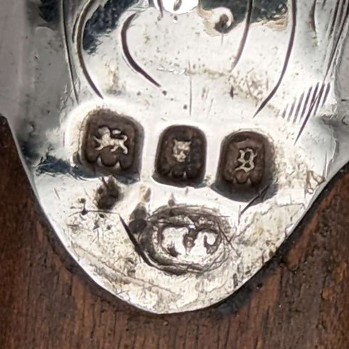 1922 年英國古董男士手杖,彎柄,棕褐色軸,86 厘米