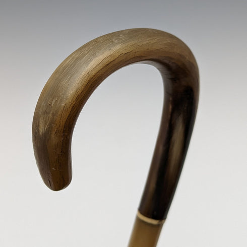 英國復古手杖彎柄牛角軸 90 厘米