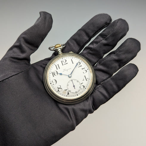 1912年頃 アンティーク ロンジン 懐中時計 鉄道時計 Cal18.49 動作良好