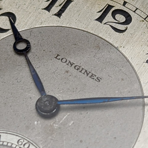 Circa 1923 Antique Longines pocket watch Gold plated hunter case Cal18.50 Good working condition