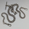 Circa 1920 British Antique Sterling Silver Double Albert Chain 59g Sterling Silver Lizard Fob