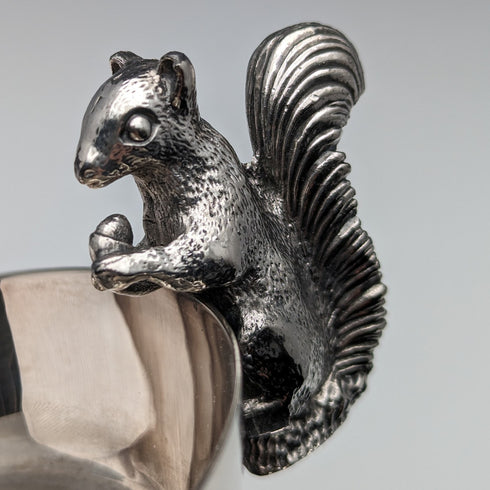 British Vintage Silver Plated Squirrel Decor Bowl Dish VINERS