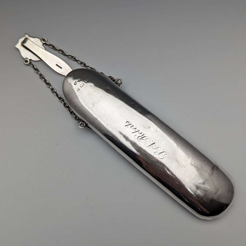 1901 年英國古董純銀 Chatelaine 眼鏡盒 Hilliard and Thomason
