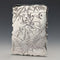 1881 British Antique Sterling Silver Card Case Japonisme Decoration 63g Deakin and Nephew