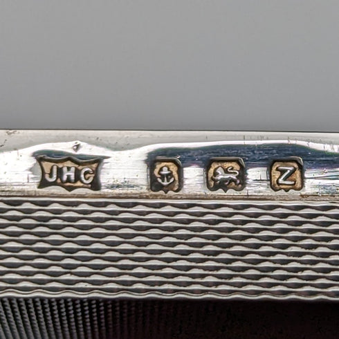 1949 年英國復古純銀玫瑰裝飾煙盒 101 克 JHC