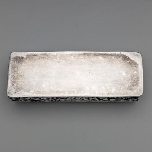 1901年 英国アンティーク 純銀製ボックス 71g George Nathan