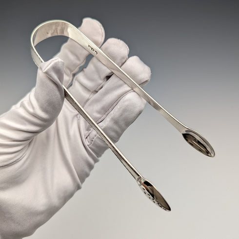 1800 年英國古董純銀糖鉗 28 克 Stephen Adams