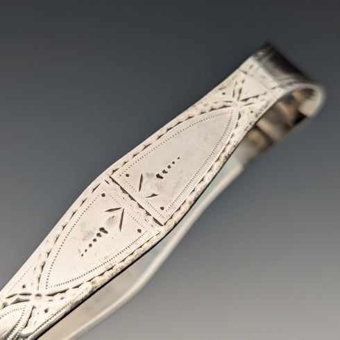 1793 年英國古董純銀糖鉗 32 克 Peter 和 Ann Bateman