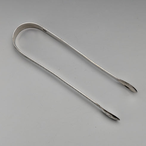 1800年頃 英国アンティーク 純銀製 シュガートング 25g George Smith IV