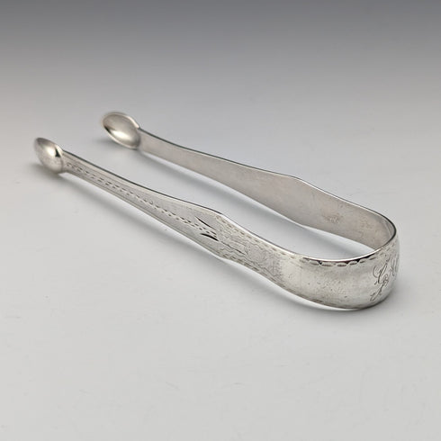 約 1830 年英國古董純銀糖鉗 26 克 Johnathan Hayne