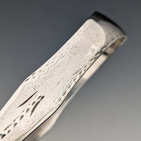 約 1830 年英國古董純銀糖鉗 26 克 Johnathan Hayne