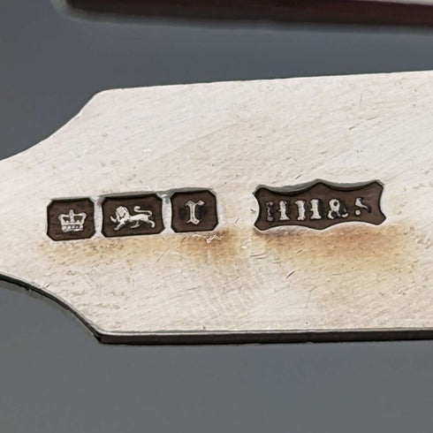 1909年 英国アンティーク 純銀製 シュガートング 35g Henry Hobson and Sons