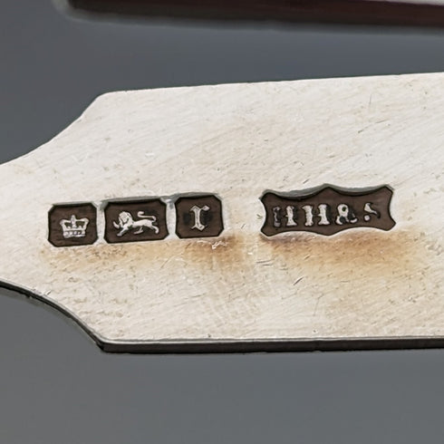 1909年 英国アンティーク 純銀製 シュガートング 35g Henry Hobson and Sons